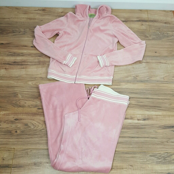 Juicy Couture Pants - Juicy couture Women Pink Track Suit Hoodie Pants